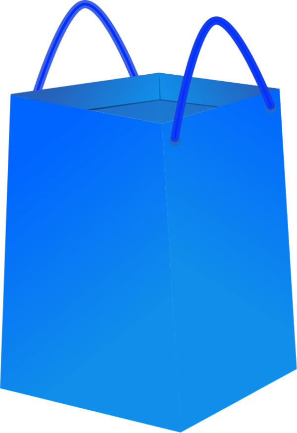 Vector Clip Art - Shopping Bags Clipart Png (600x875), Png Download
