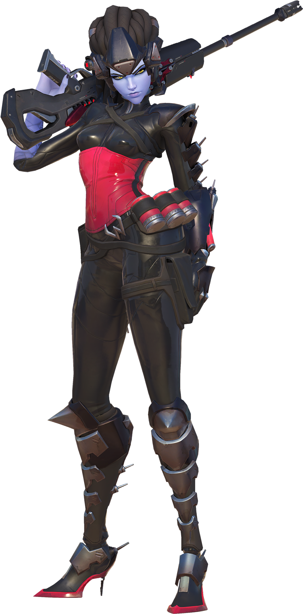 Widowmaker Noire Skin - Overwatch Widowmaker Noire Code (1290x2073), Png Download