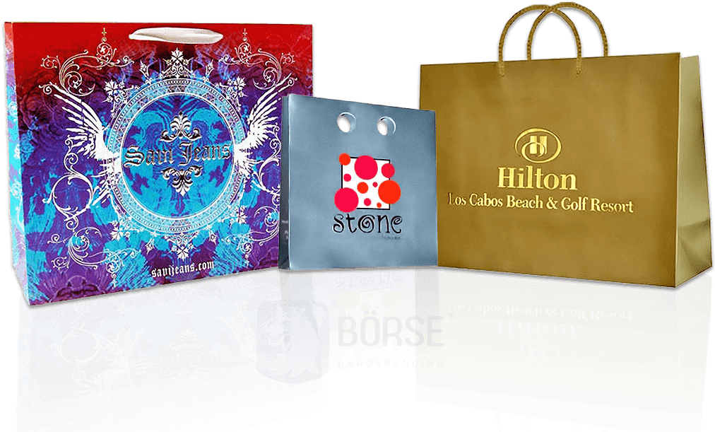 Hot Stamped Paper Shopping Bags - Productos De Hot Stamping (1168x776), Png Download