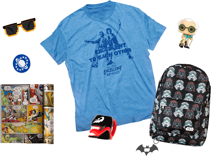 What's In A Loot Crate - Bill And Ted's Excellent Adventure Be Excellent (716x536), Png Download