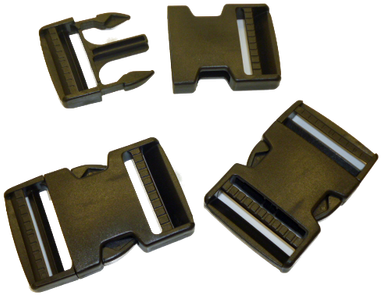 2" Dual Side Release Buckles 25, 50,100 Or 1,000 Made - Buckle (500x375), Png Download