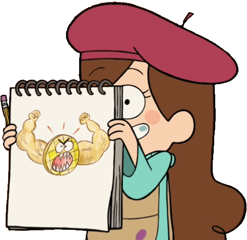 Waffle - Вафля С Руками Гравити Фолз (490x476), Png Download