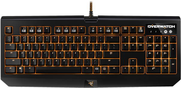 Overwatch Razer Blackwidow Chroma Gaming Keyboard - Razer Chroma Overwatch (650x650), Png Download