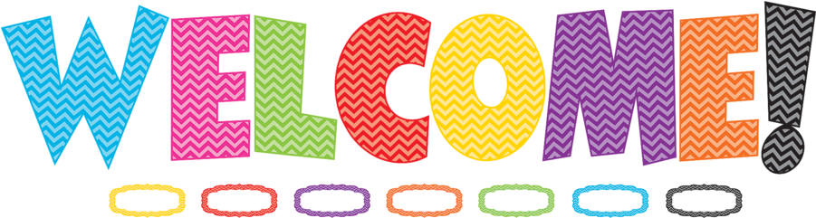 Tcr5524 Chevron Welcome Bulletin Board Display Set - Teacher Created Resources Chevron Welcome Bulletin (900x900), Png Download