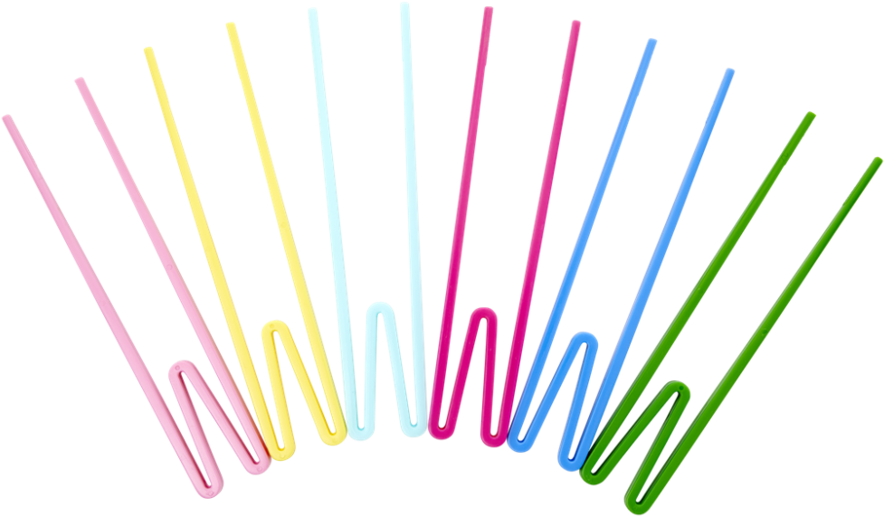 Plastic 'beginner Friendly' Chopsticks In Assorted - Børne Spise Pinde (1000x1000), Png Download