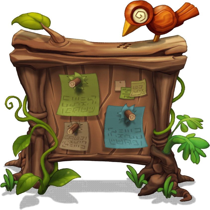 Bulletin Board - Illustration (861x853), Png Download