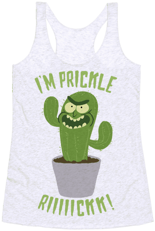 I'm Prickle Rick Racerback Tank Top - Space Force To Infinity And Beyond (484x484), Png Download