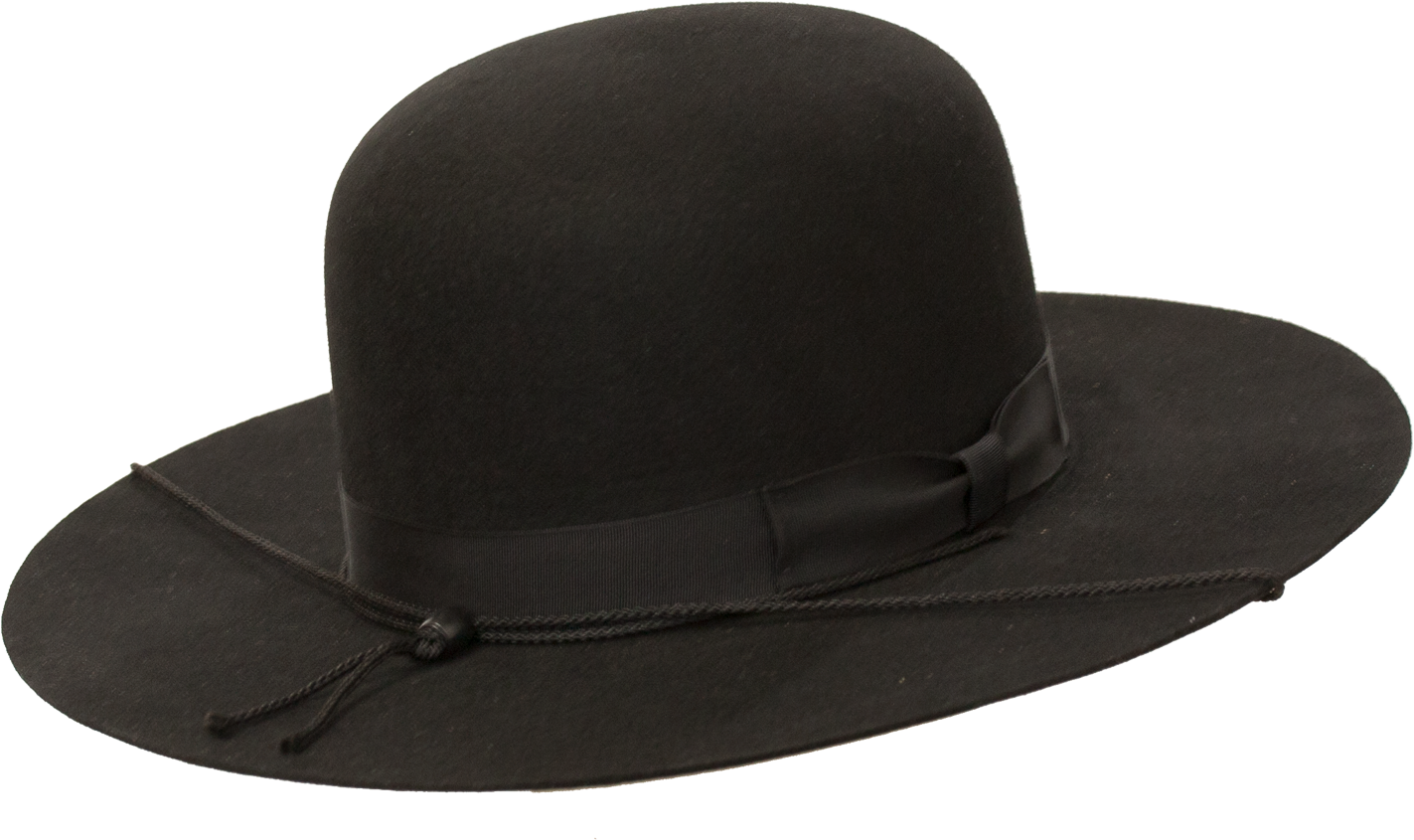Undertaker Wide Brim Open Crown Hat By Capas - Open Crown Flat Brim Hat (1500x1500), Png Download