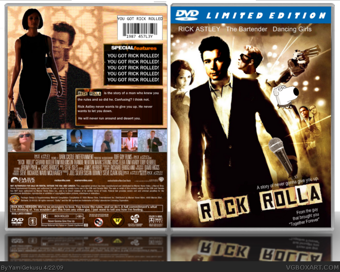 Rick Rolla Box Art Cover - Rock N Rolla (700x559), Png Download