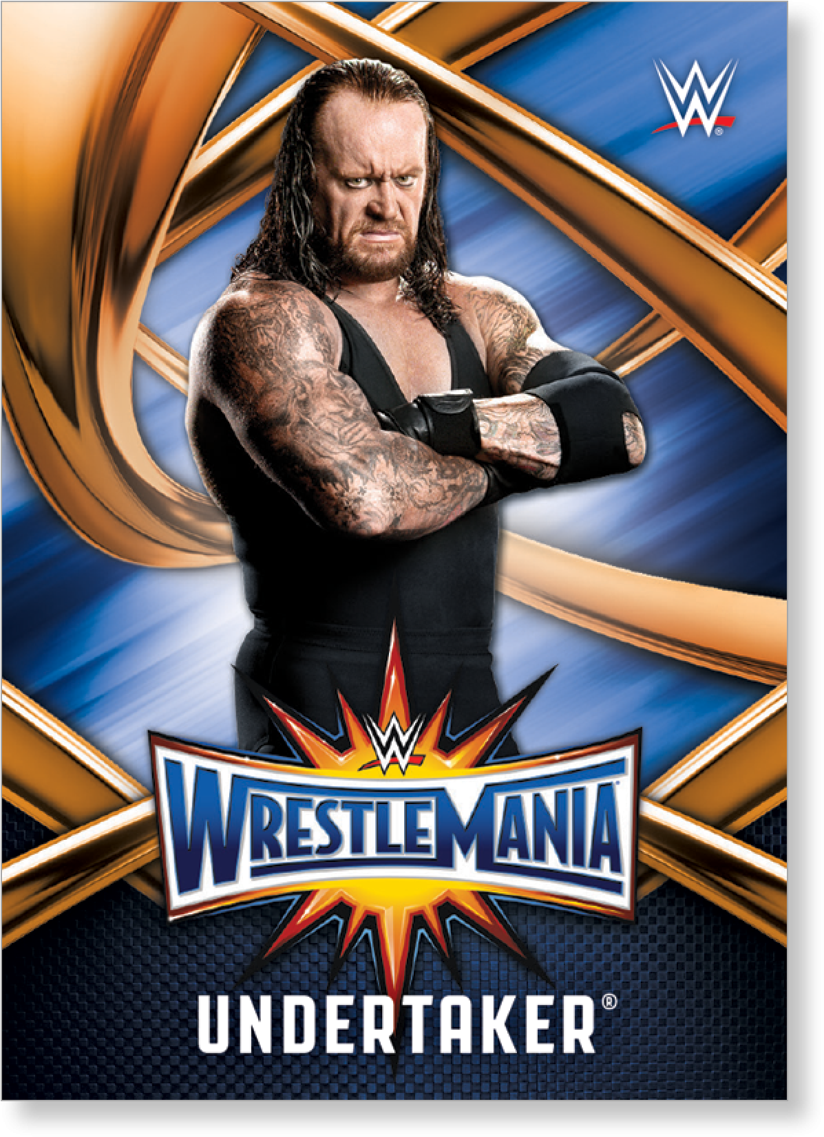 Undertaker 2017 Wwe Road To Wrestlemania Wrestlemania - Undertaker Wwe Card Topps (2000x2000), Png Download