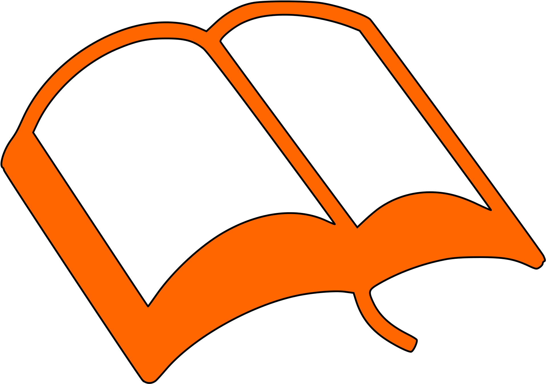 Open - Vector Book (2000x2000), Png Download