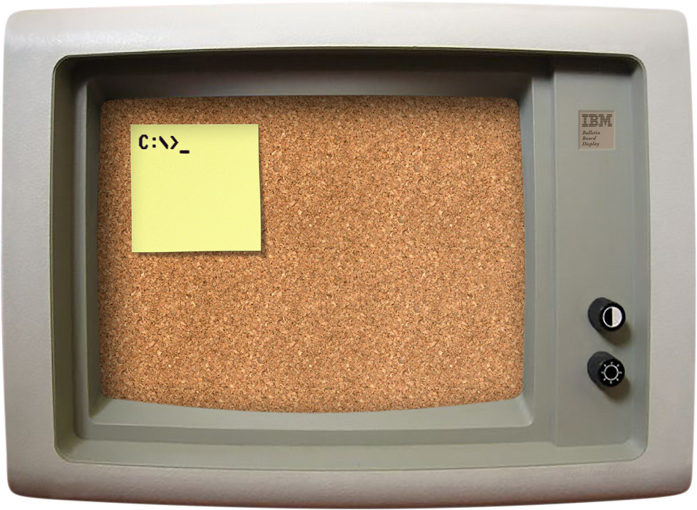 Bulletin Board System Monitor - Eye Shadow (1024x768), Png Download