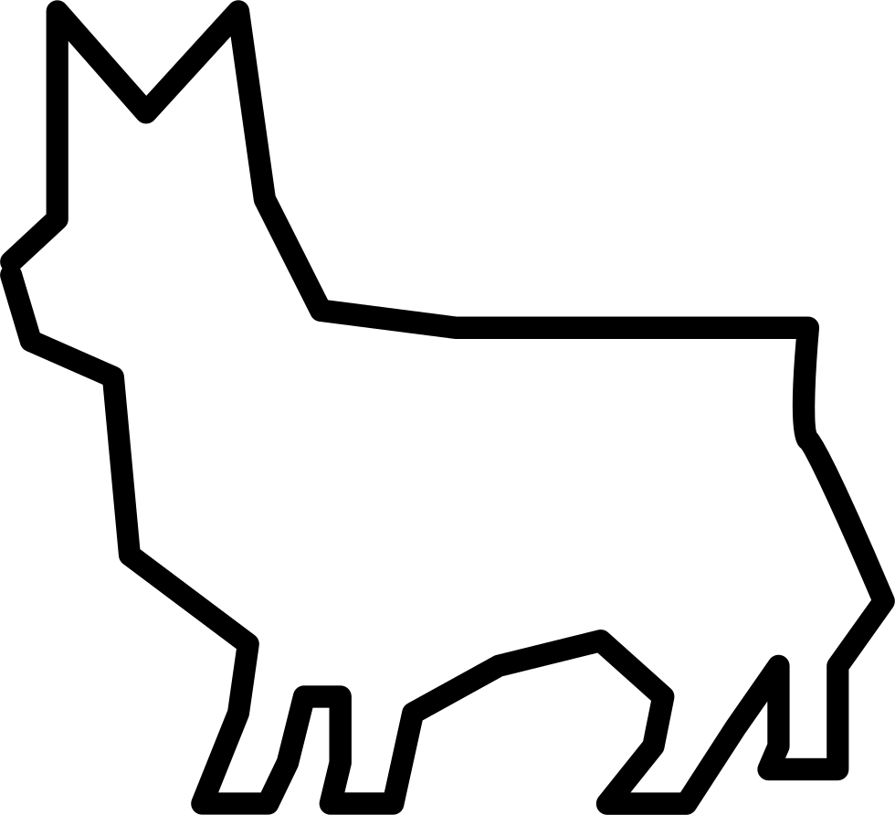 Cat Geometric Silhouette Comments - Icon (980x892), Png Download