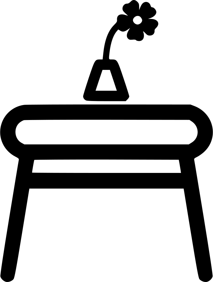 Flower Vase Table - Table Vase (738x980), Png Download