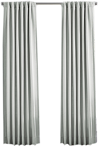 84" Barbara Barry Modern Drape Rod Pocket/back Tab - Curtain Png Modern (350x478), Png Download