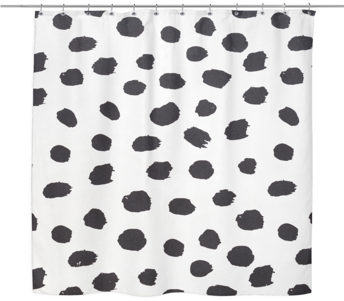 Dots Shower Curtain - Textile (690x690), Png Download