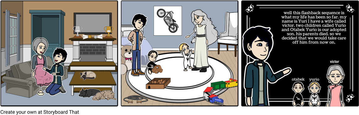 Yuri On Ice - Yuri On Ice Otabek X Yuri Have Kids (1164x385), Png Download