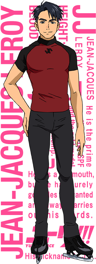Chara8image - Yuri On Ice Jean Jacques (310x850), Png Download