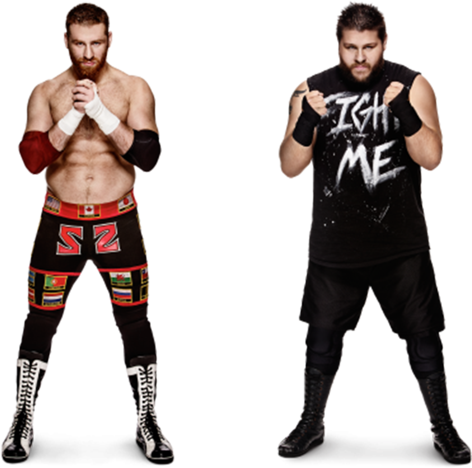 Sami & Kevin - Kevin Owens And Sami Zayn Transparent (1763x1651), Png Download