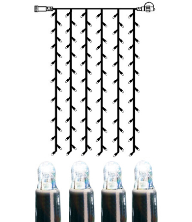 Curtain Lights Extra System Led - System Led 465-58 Extra Rideau Lumineux Led Lumière (600x600), Png Download