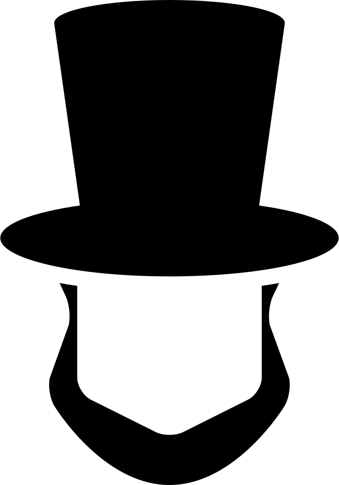 Abraham Lincoln Hat And Beard Shapes Comments (684x980), Png Download