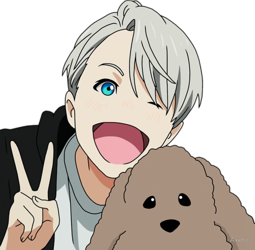 Png, Yuri On Ice, And Victor Nikiforov Image - Victor Yuri On Ice (500x490), Png Download
