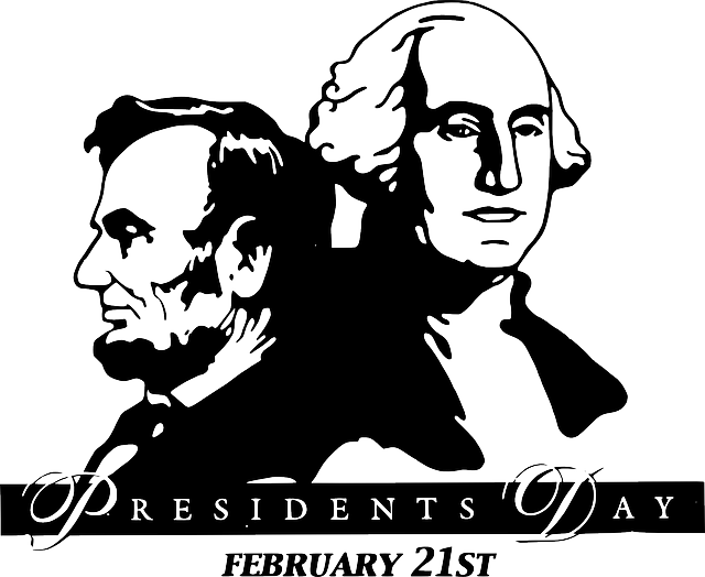 Free, Day, Washington, Abraham, Lincoln, President - Lincoln And Washington Png (640x524), Png Download