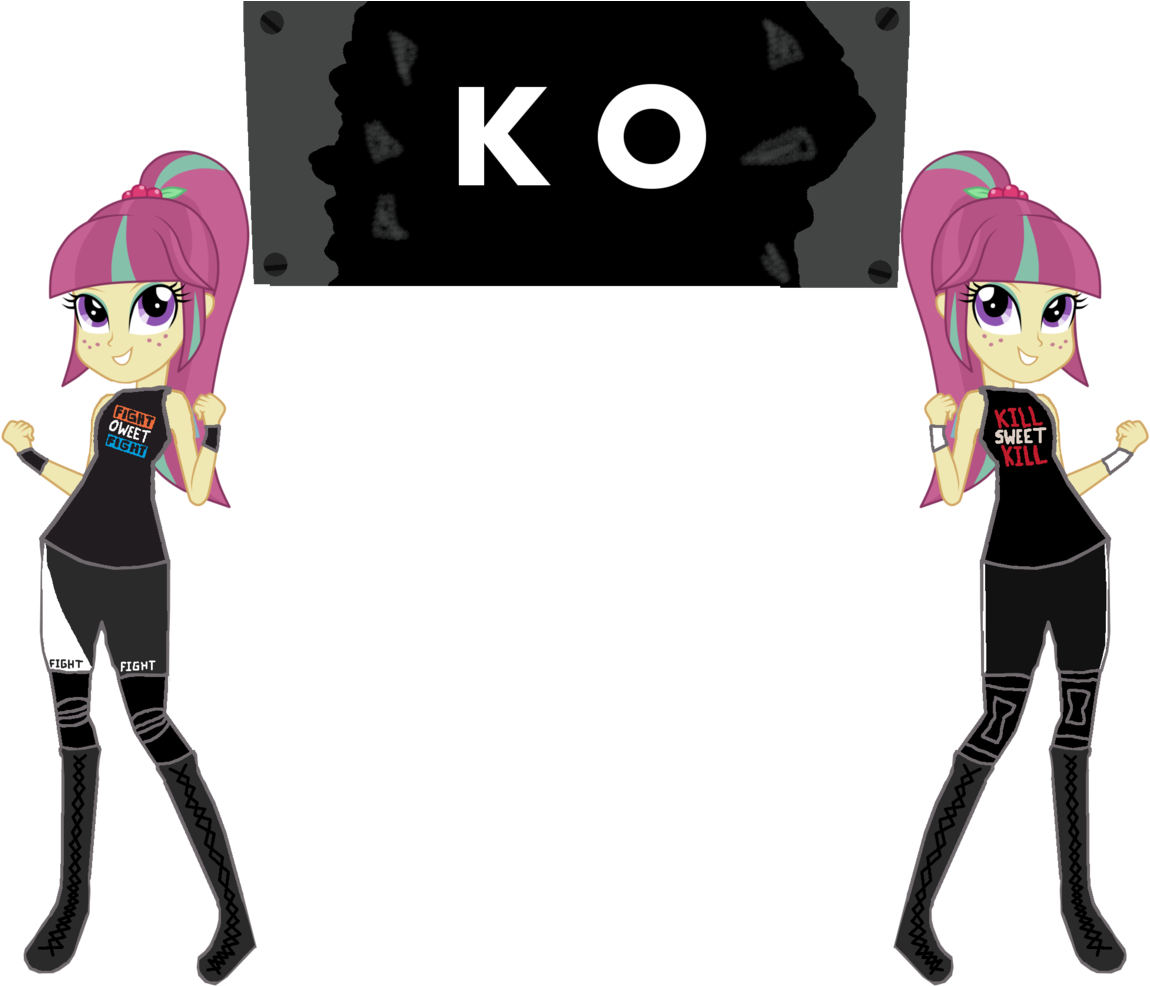 Skulluigi, Crossover, Equestria Girls, Kevin Owens, - Mlp Wwe (1188x1024), Png Download