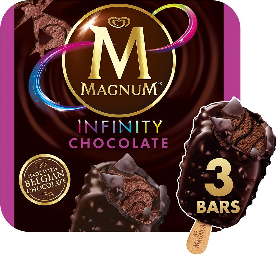 Magnum Double Chocolate Ice Cream (1280x1280), Png Download