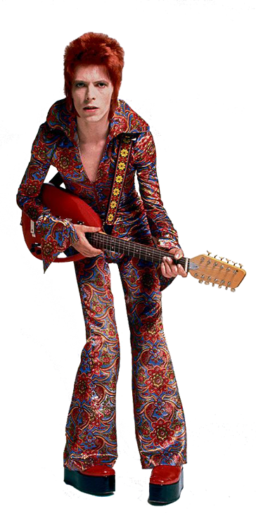 Favorite Songs♥ - David Bowie Aladdin Sane Era (364x729), Png Download