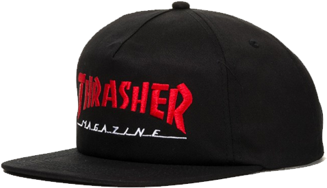 Thrasher 'magazine Logo' Corduroy. Snapback Cap. Green. (500x840), Png Download