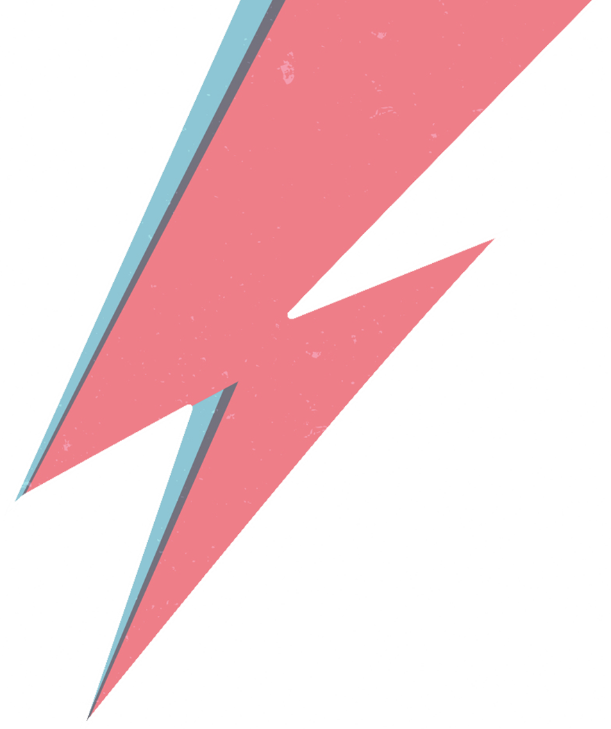 Slider Logo Bolt - David Bowie Bolt Png (880x1050), Png Download