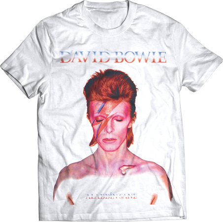 David Bowie "aladdin Sane" T-shirt - David Bowie - Aladdin Sane (cd) (453x451), Png Download
