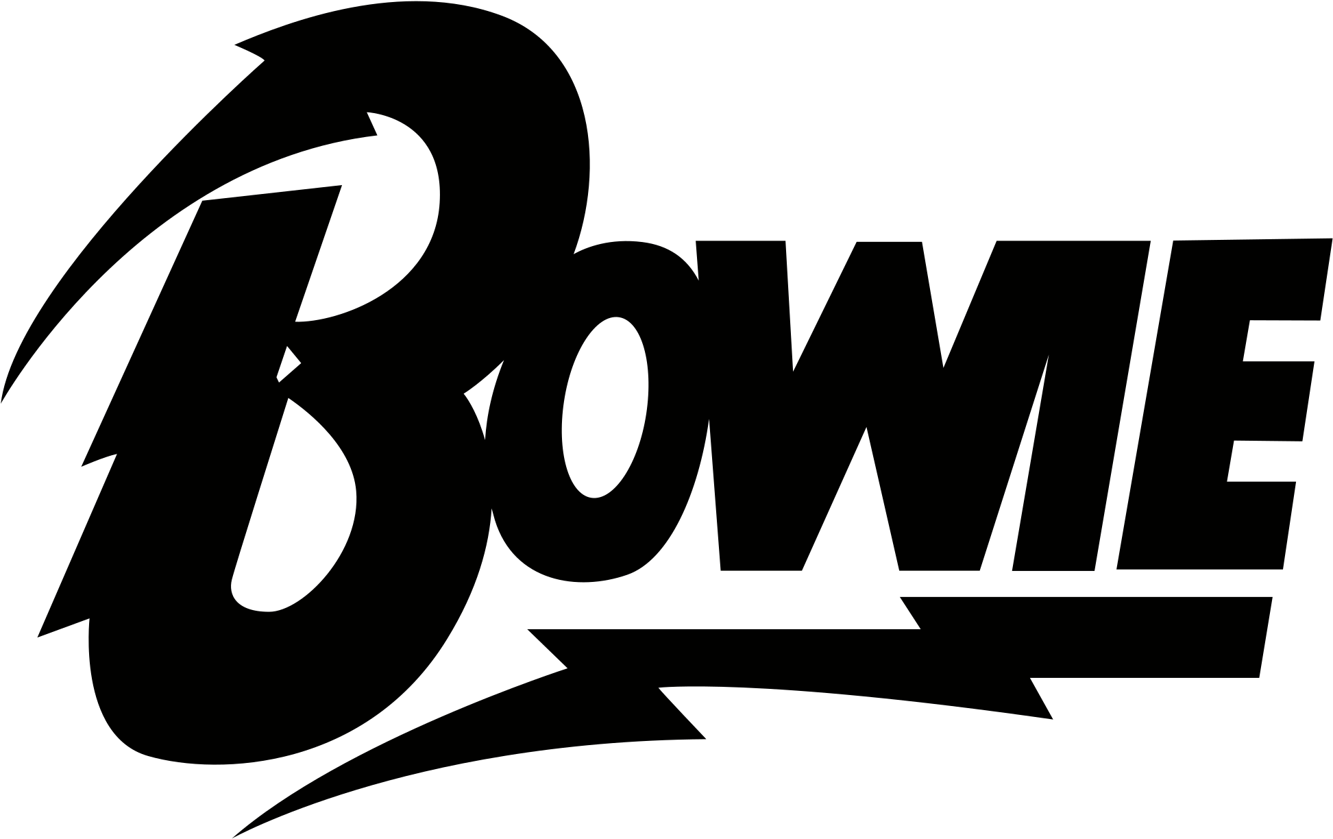 Open - David Bowie Logo Png (2000x1257), Png Download