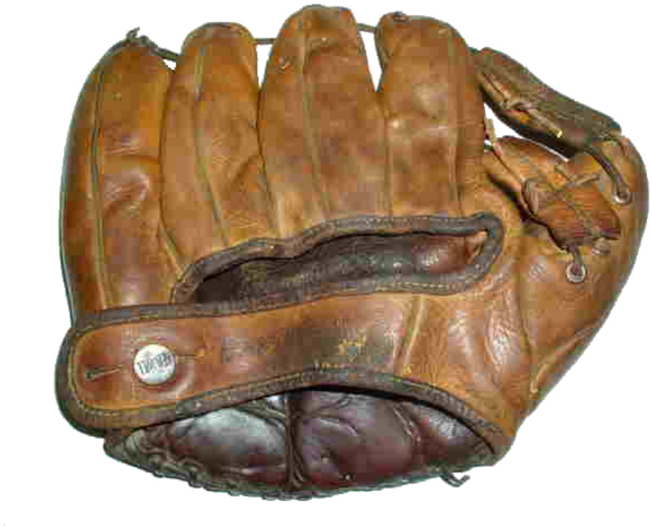 Baseball Mitt - Old Baseball Glove (1024x766), Png Download