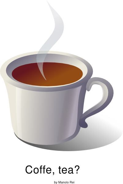 How To Set Use Coffee Tea Clipart (402x599), Png Download