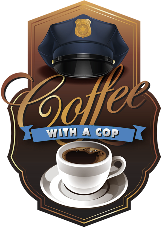 Coffee With A Cop - National Coffee With A Cop Day (557x774), Png Download