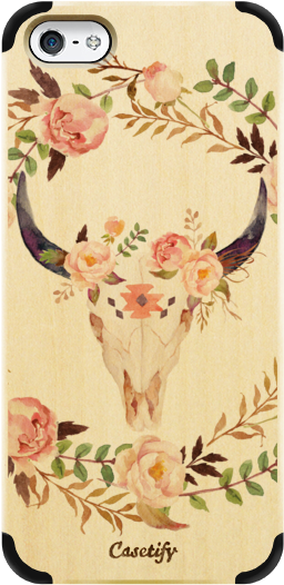 Casetify Iphone 5 Wood Case - Flower Girl Proposal Cards (282x560), Png Download