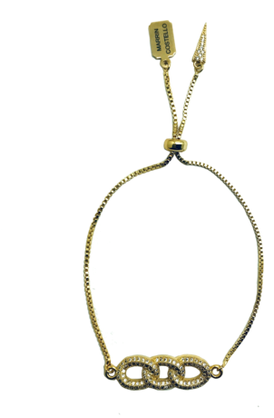 Queens Threader Gold - Gold (384x480), Png Download