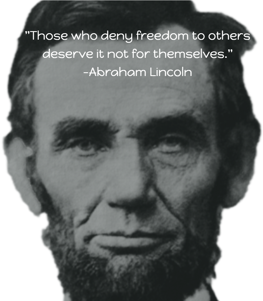 "those Who Deny Freedom To Others Deserve It Not For - Abraham Lincoln (1024x1024), Png Download