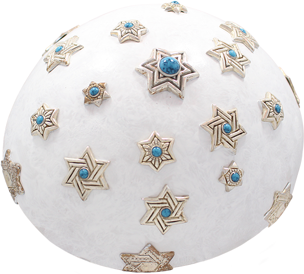 White Sky Stars / White Leather - Leather (600x600), Png Download