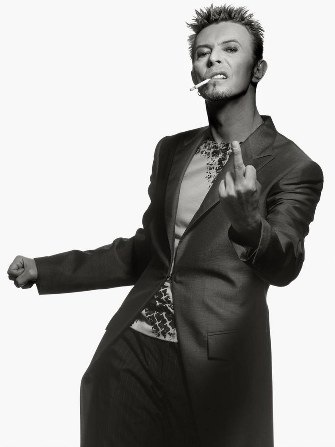 David Bowie From Preiss Fine Arts On Rubylux - David Bowie Black And White (1500x1500), Png Download