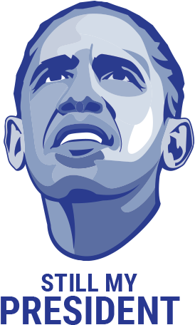 Obama Is My President (420x480), Png Download