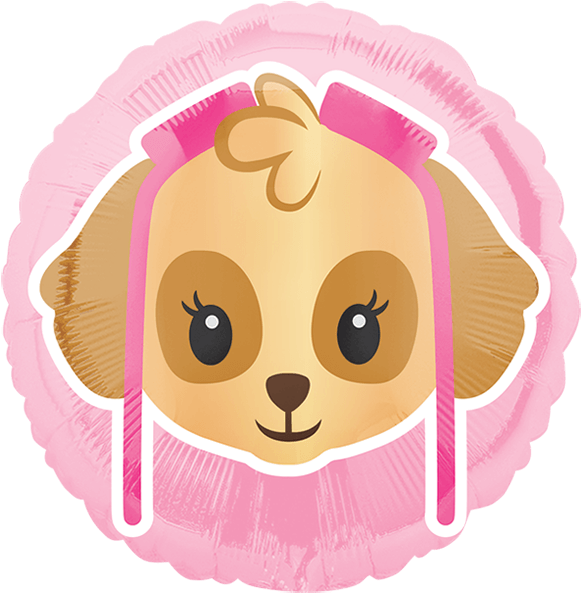 Paw Patrol Skye Emoji - 18" Paw Patrol Skye Emoji Balloon - Mylar Balloons (600x600), Png Download