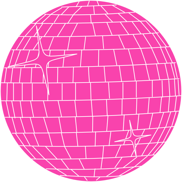 Disco Ball Clip Art At Clker Com - Clip Art Disco Ball (600x600), Png Download