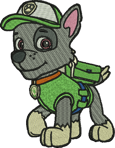 Download Rocky Paw Patrol Embroidery Designs Cartoon Character - Rocky Paw Patrol Drawing PNG Image with No Background Download Rocky Paw Patrol Embroidery Designs Cartoon Character - Rocky Paw Patrol Drawing PNG Image with No Background