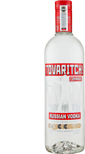 Tovaritch Vodka Comes In Different-sized Bottles Thoughtfully - Tovaritch Vodka Png (335x523), Png Download