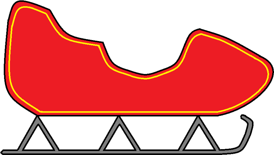 Download Png Image Report - Sleigh Clipart Transparent (903x534), Png Download