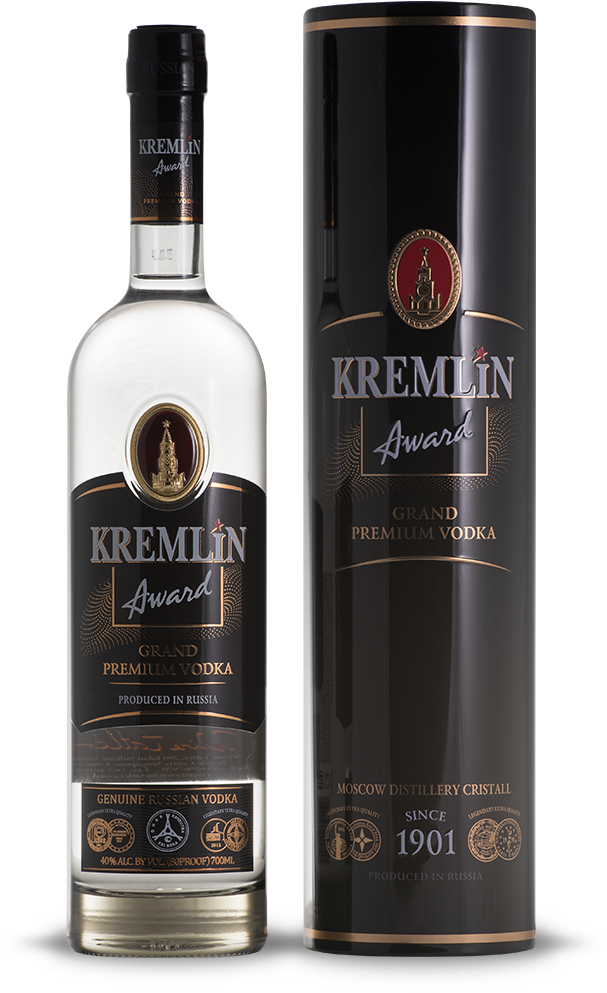 Kremlin Award Vodka - Moscow Distillery Vodka Kremlin Award 1l (1048x1048), Png Download