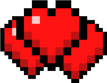 Minecraft Health Bar Png - Heart Minecraft Png (400x400), Png Download